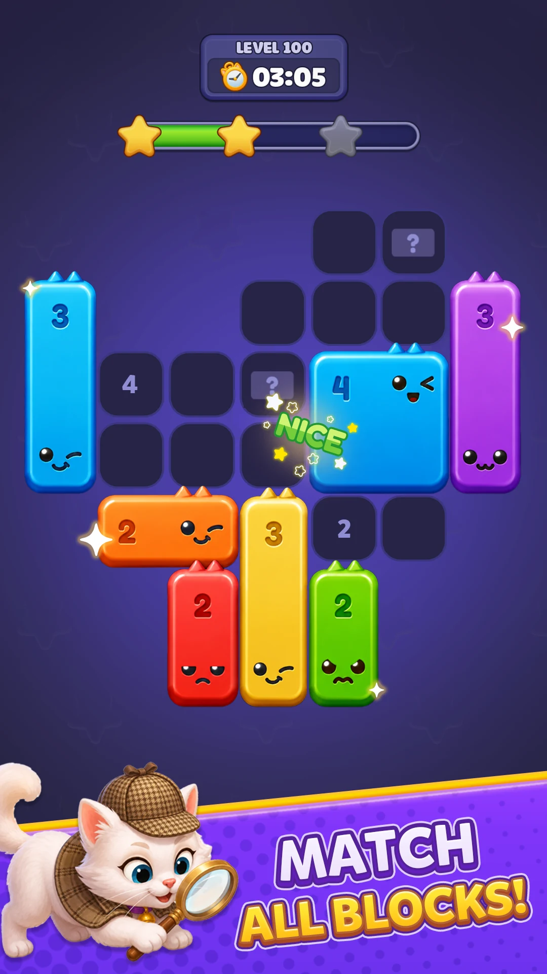 Paw Block Puzzle: Shikaku Game screenshot