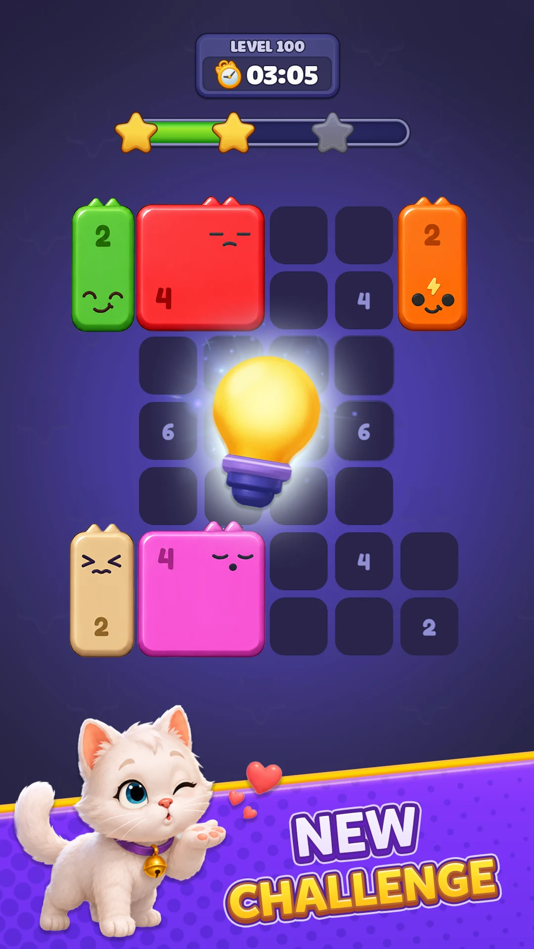 Paw Block Puzzle: Shikaku Game screenshot